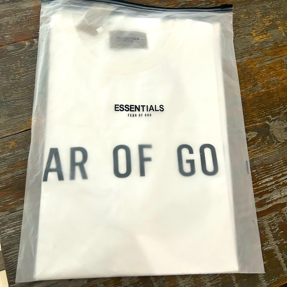 Essentials Fear of God tee.  collector tee. Oversized large tee.